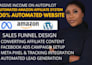 setup facebook ads for amazon affiliate website and converting website content